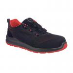 Portwest Portwest Compositelite Wire Lace Safety Trainer Knit S1P 36 BlkRed POW36574