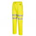 Portwest Eco Hi Vis Work Trousers 28 Yellow POW36638