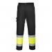 Portwest Hi Vis Contrast Class 1 Service Trousers M YellowBlk POW37441