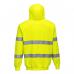 Portwest Hi Vis Zipped Hoodie XS Yellow POW38139