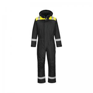 Portwest Pw3 Winter Coverall BlackYellow Large PW353BKYL POW38694