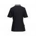 Portwest Pw2 Womens Polo Shirt Short Sleeve BlackZoom Grey Medium PW219BZRM POW38725