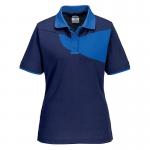 Portwest Pw2 Womens Polo Shirt Short Sleeve NavyRoyal Small PW219NRRS POW38732