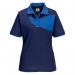 Portwest Pw2 Womens Polo Shirt Short Sleeve NavyRoyal Small PW219NRRS POW38732