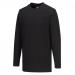 Portwest Long Sleeve T-Shirt L Blk POW38748