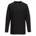 Portwest Long Sleeve T-Shirt M Blk POW38749