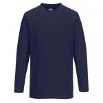 Portwest Long Sleeve T-Shirt L Navy POW38754