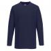 Portwest Long Sleeve T-Shirt L Navy POW38754