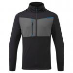 Portwest WX3 Half Zip Tech Fleece L Blk POW38772