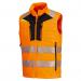 Portwest DX4 Hi Vis Hybrid Baffle Bodywarmer 4XL OrangeBlk POW38897