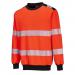 Portwest PW3 Hi Vis Sweatshirt 4XL RedBlk POW38991