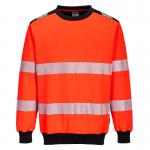 Portwest PW3 Hi Vis Sweatshirt L RedBlk POW38992