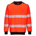Portwest PW3 Hi Vis Sweatshirt XL RedBlk POW38995