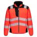 Portwest PW3 Hi Vis Softshell 3L L RedBlk POW39097