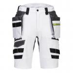 Portwest DX4 Detachable Holster Pocket Shorts 26 White POW41005