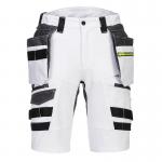 Portwest DX4 Detachable Holster Pocket Shorts 42 White POW41015