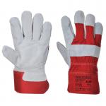 Portwest Premium Chrome Rigger Glove L Red (Pack of 12) POW41943