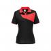 Portwest Pw2 Womens Polo Shirt Short Sleeve BlackRed XS PW219BDRXS POW43312