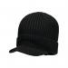 Portwest Beanie Hat with Peak Black HA24BKR POW44128