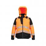 Portwest Pw3 High Visibility Womens Winter Jacket OrangeBlack 2XL T162OBRXXL POW44376
