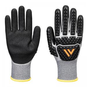 Portwest Impact F13 Nitrile Foam Waterproof Glove 1 Pair GreyBlack