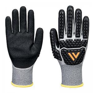 Portwest Impact F13 Nitrile Foam Waterproof Glove 1 Pair GreyBlack 2XL