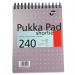 Pukka Pad Ruled Wirebound Metallic Shortie Notepad 240 Pages A5 (Pack of 3) SM024 PP00009