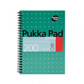 Pukka Pad Ruled Wirebound Metallic Jotta Notebook 200 Pages A5 (3 Pack) JM021 PP00020