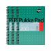 Pukka Pad Ruled Wirebound Metallic Jotta Notebook 200 Pages A5 (3 Pack) JM021 PP00020