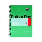 Pukka Pad Ruled Wirebound Metallic Jotta Notebook 200 Pages A5 (Pack of 3) JM021 PP00020