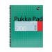 Pukka Pad Ruled Wirebound Metallic Jotta Notebook 200 Pages A4 (3 Pack) JM018 PP00022