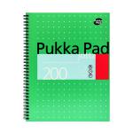 Pukka Pad Ruled Wirebound Metallic Jotta Notebook 200 Pages A4 (Pack of 3) JM018 PP00022