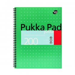 Pukka Pad Ruled Wirebound Metallic Jotta Notebook 200 Pages A4 (3 Pack) JM018 PP00022