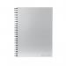 Pukka Pad Silver Ruled Wirebound Notebook 160 Pages A4 (Pack of 5) WRULA4 PP00042