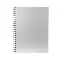 Pukka Pad Silver Ruled Wirebound Notebook 160 Pages A4 (Pack of 5) WRULA4 PP00042