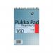 Pukka Pad Wirebound Metallic Reporters Shorthand Notepad 160 Pages 205x140mm (Pack of 3) NM001 PP00121