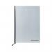Pukka Pad Silver Ruled Casebound Notebook 192 Pages A4 (Pack of 5) RULA4 PP00134