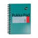 Pukka Pad Ruled Wirebound Mettalic Jotta Notepad 200 Pages A6 (Pack of 3) JM036 PP00223