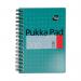 Pukka Pad Ruled Wirebound Mettalic Jotta Notepad 200 Pages A6 (Pack of 3) JM036 PP00223