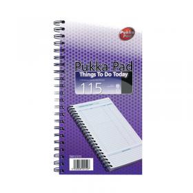 Pukka Pad Wirebound Things to Do Today Book 152x280mm THI11/1/115 PP00581