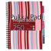 Pukka Pad Stripes Wirebound Hardback Project Notebook 250 Pages A4 BluePink (3 Pack) CBPROBA4 PP00658