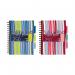 Pukka Pad Stripes Wirebound Hardback Project Notebook 250 Pages A5 BluePink (3 Pack) CBPROBA5 PP00659