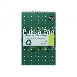 Pukka Pad Recycled Shorthand Jotta Pad Green (Pack of 3) RCSHRT160 PP00839
