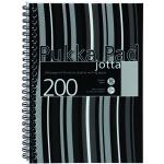 Pukka Pad Stripes Polypropylene Wirebound Jotta Notebook 200 Pages A5 Black (Pack of 3) JP021 PP01187