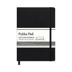 Pukka Pad Soft Cover Notebook A5 192 Pages Black (Pack of 3) 6981-SGN PP06981
