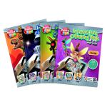 Pukka Fun Assorted Interactive Colour Books (Pack of 4) 8608-FUN PP08608