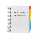 Pukka Pads Pukka Project Book with 10 Dividers B5 White 9603-PB PP09603