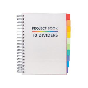 Photos - Notebook Pukka Pad Pukka Pads Pukka Project Book with 10 Dividers B5 White 9603-PB 