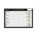 Pukka Pads Wall Planner 2024 Black and Gold 9736-WP PP09736