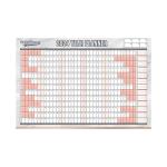 Pukka Pads Wall Planner 2024 Marble and Rose Gold 9737-WP PP09737